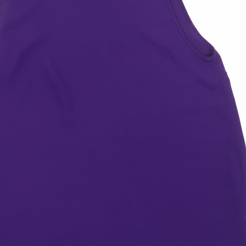 Dorothy Perkins Womens Purple   Basic T-Shirt Size 10