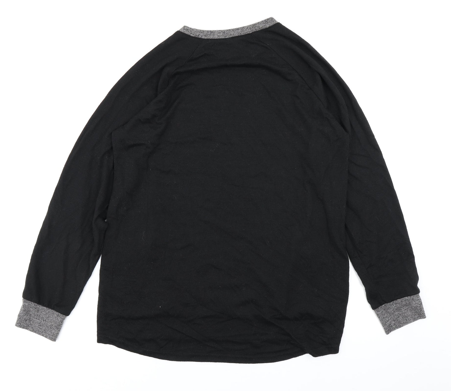 Preworn Womens Black   Basic T-Shirt Size L