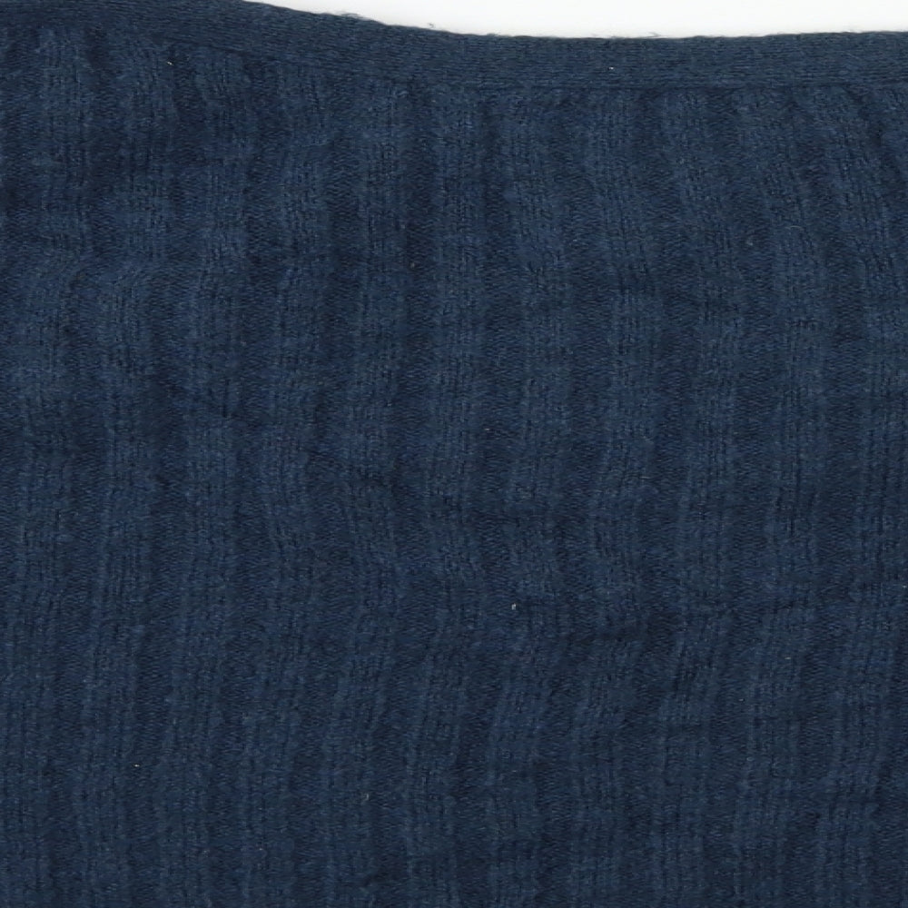 French Connection Womens Blue  Knit Pullover Jumper Size S