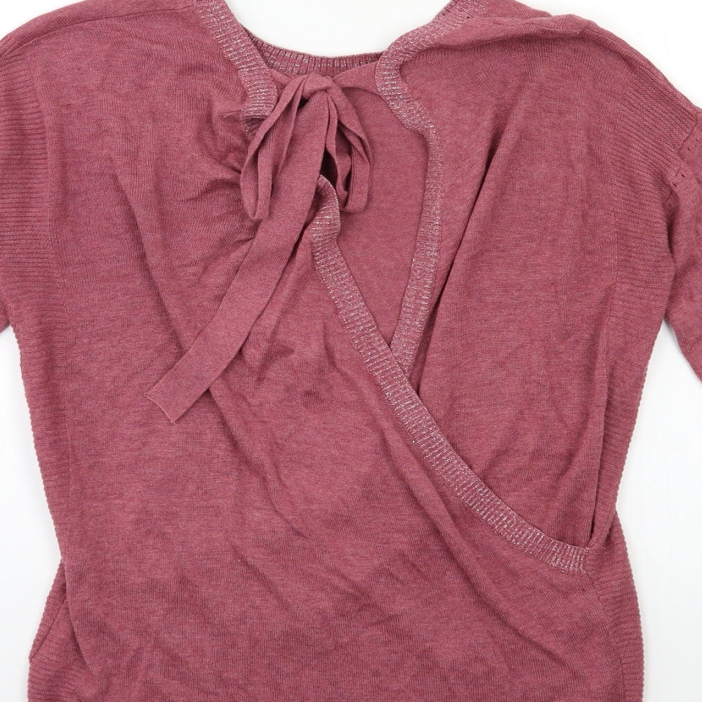 NEXT Womens Pink  Knit Pullover Jumper Size 10
