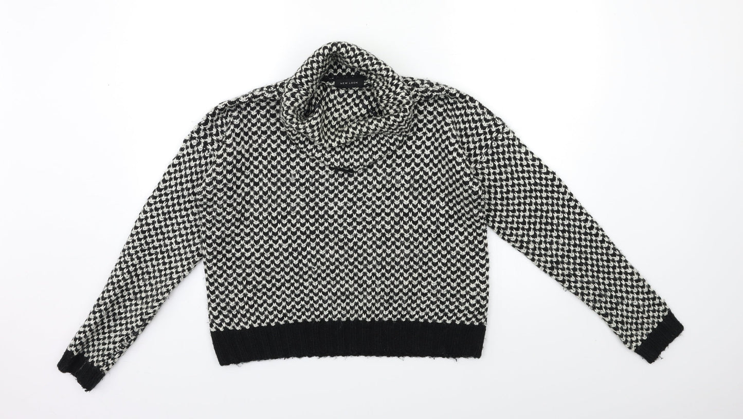New Look Womens Black   Pullover Jumper Size S