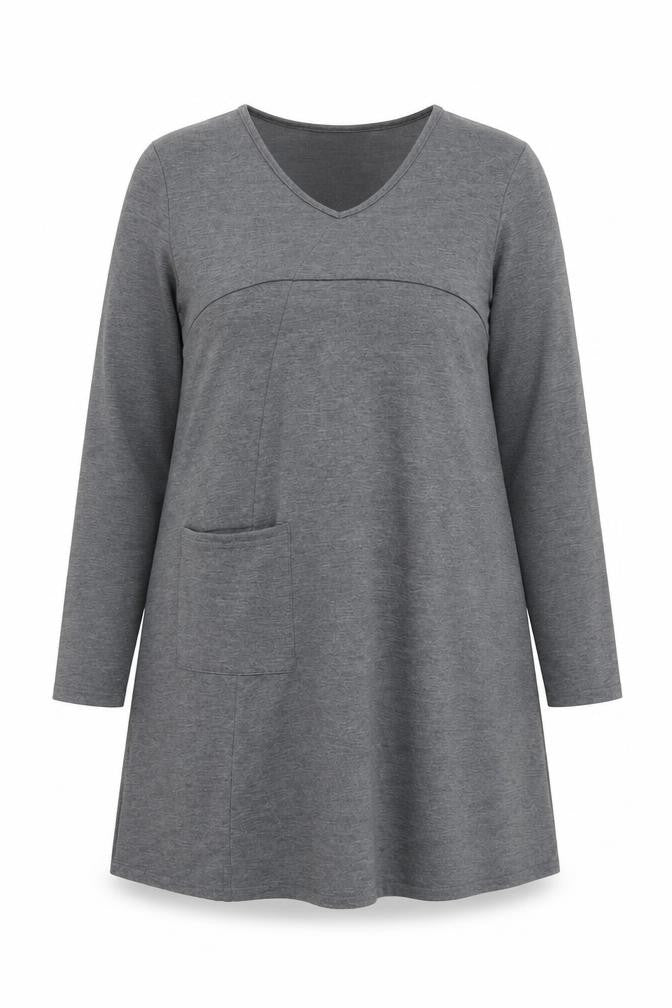 zanza Womens Grey   T-Shirt Dress  Size XL