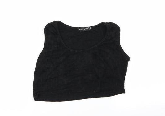 PLT Womens Black   Basic Tank Size 12