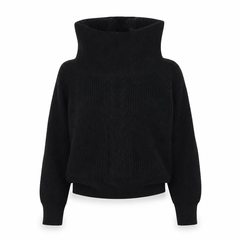 PLT Womens Black   Pullover Jumper One Size