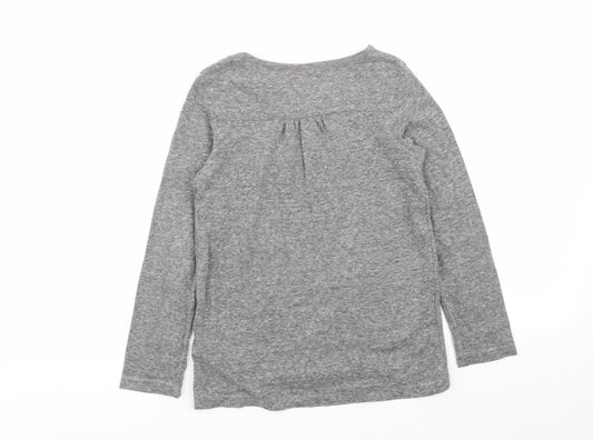 NEXT Girls Grey   Basic T-Shirt Size 6 Years