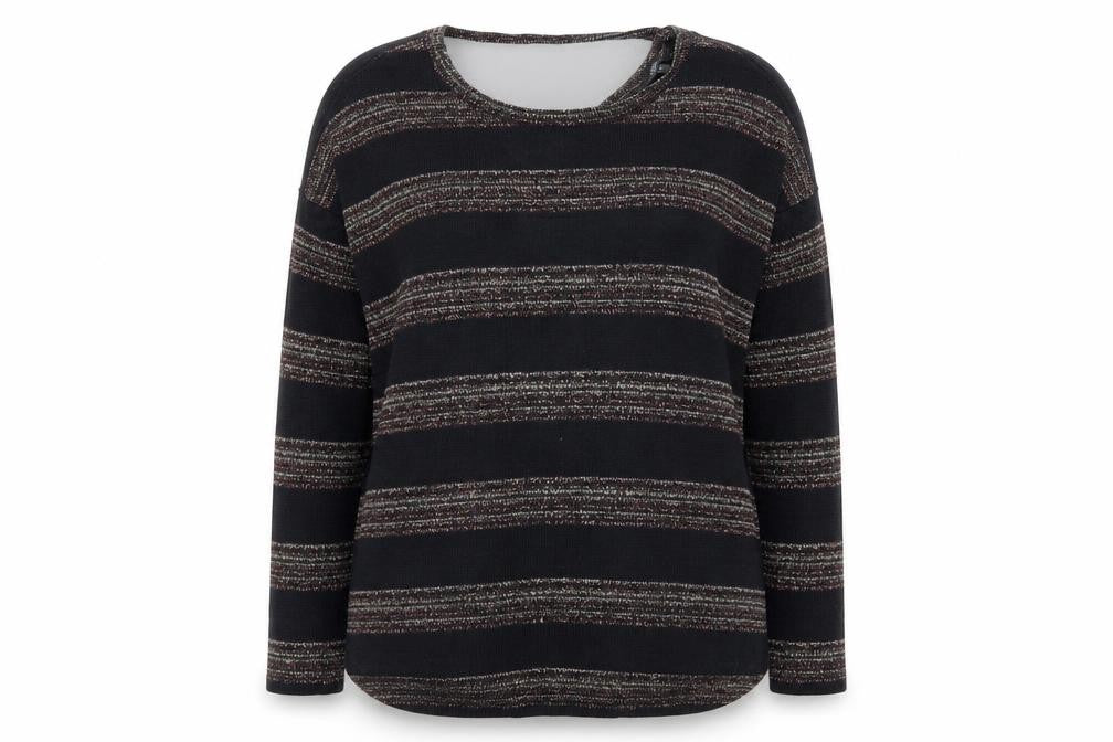 NEXT Womens Multicoloured Striped  Basic T-Shirt Size 8