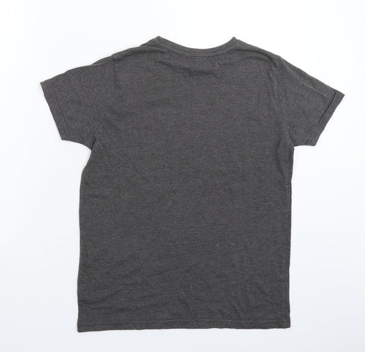 Primark Boys Grey   Basic T-Shirt Size 12-13 Years