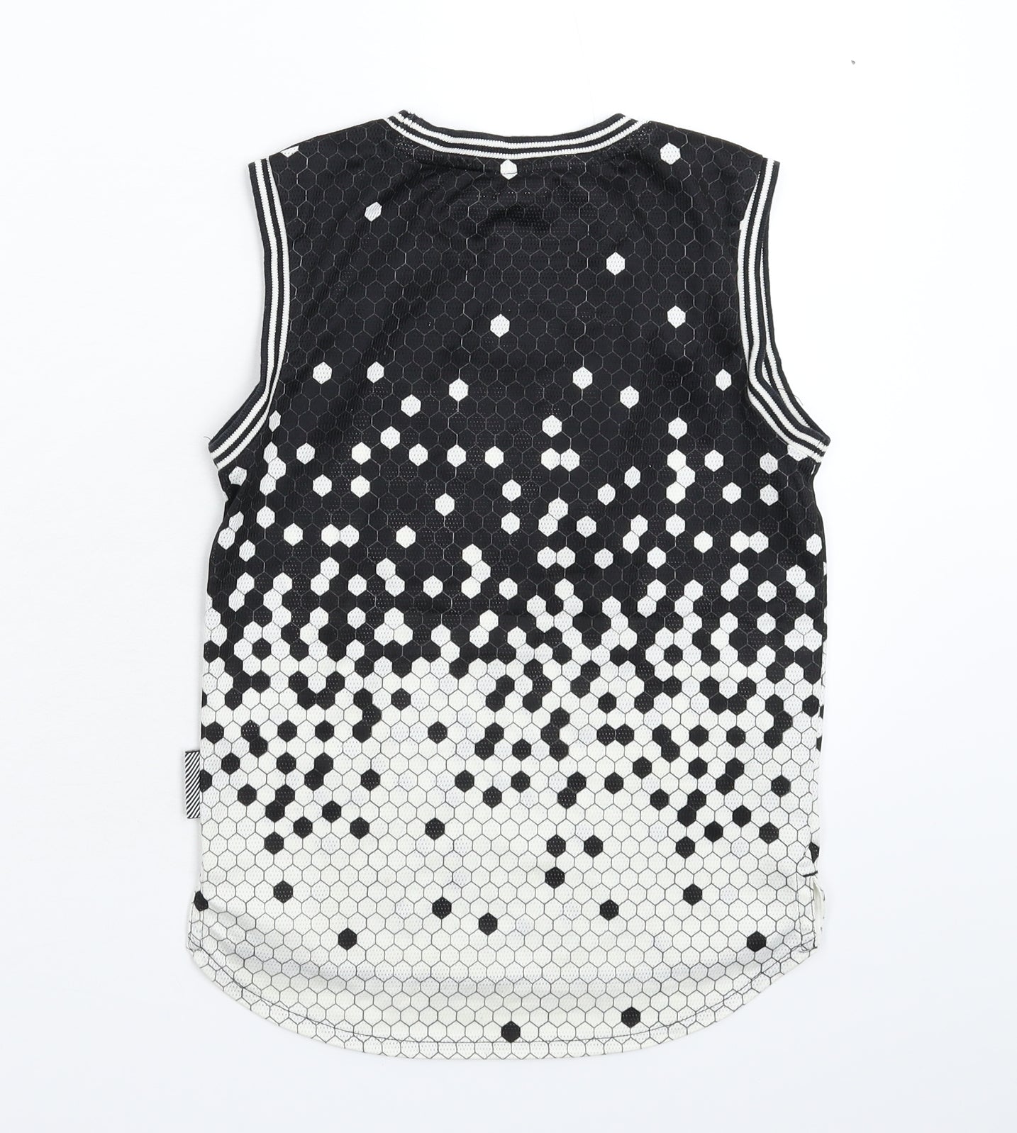 Nutmeg Boys Multicoloured Geometric  Basic Tank Size 6-7 Years