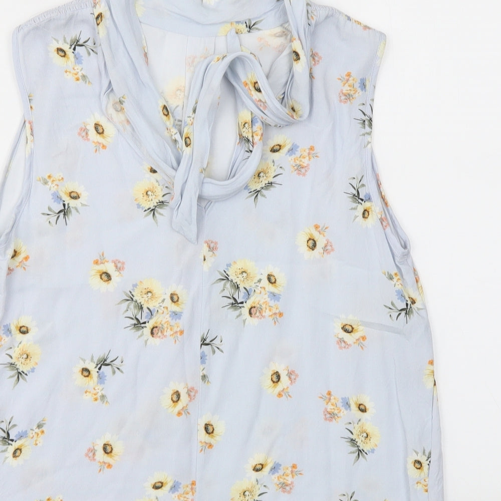 Dorothy Perkins Womens Multicoloured Floral  Basic Blouse Size 10