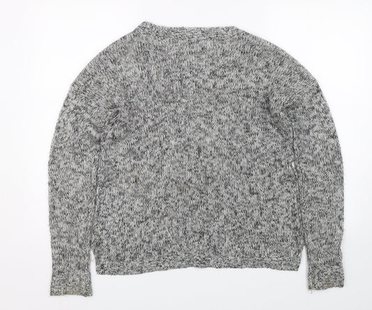 Heart & soul Womens Grey  Knit Pullover Jumper Size 10  - Panda