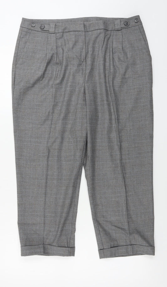 Very Womens Grey   Trousers  Size 16 L23 in