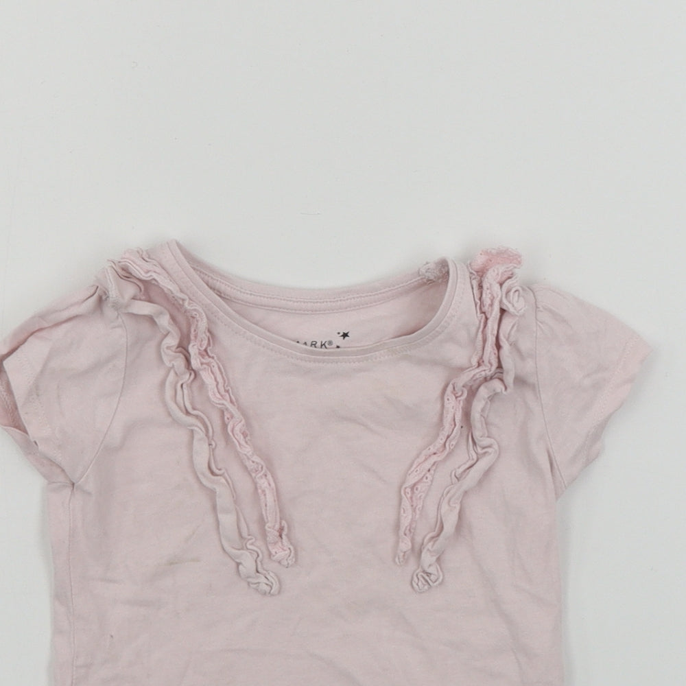 Primark  Girls Pink   Basic T-Shirt Size 2-3 Years