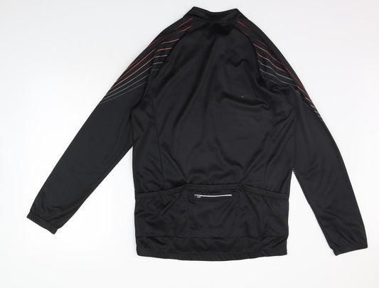 Crivit Mens Black   Full Zip Jumper Size L