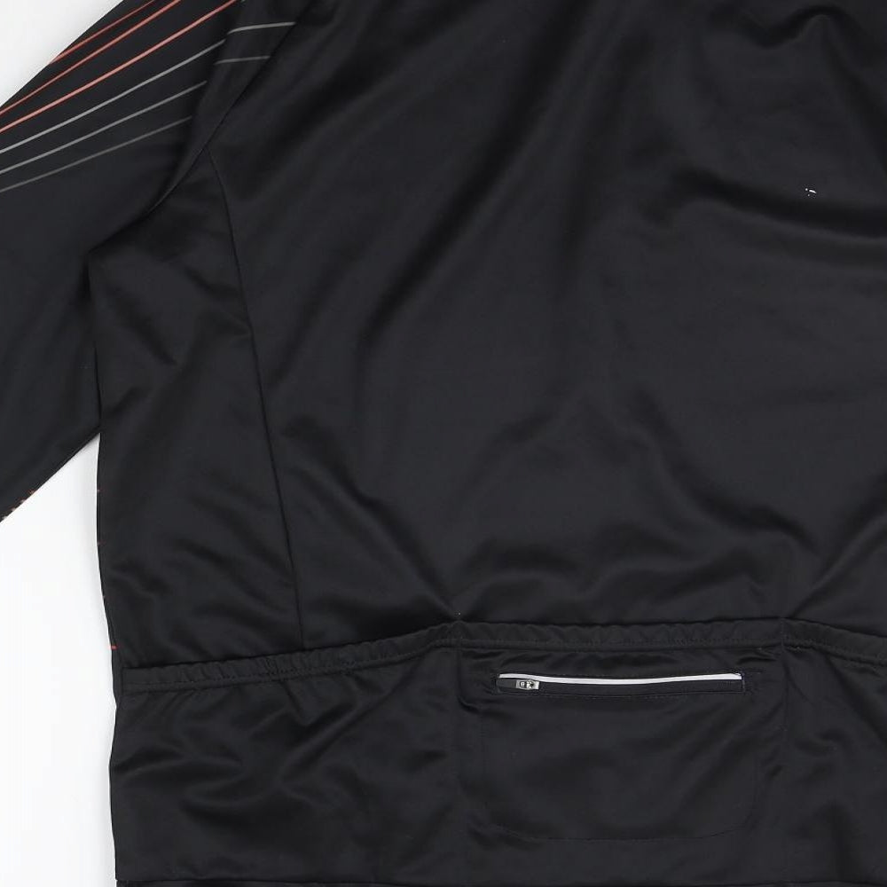 Crivit Mens Black   Full Zip Jumper Size L