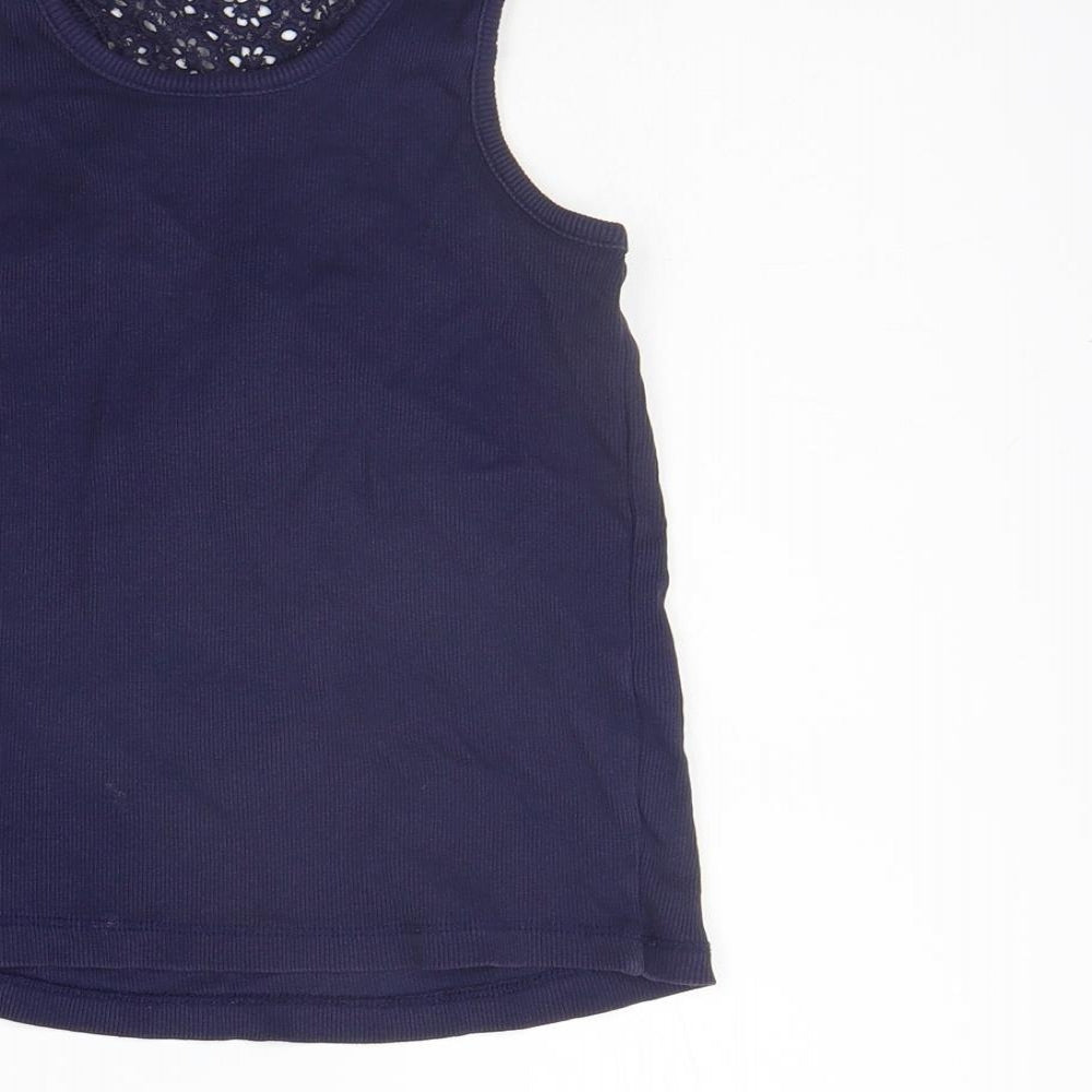 George Girls Blue   Basic Tank Size 7-8 Years