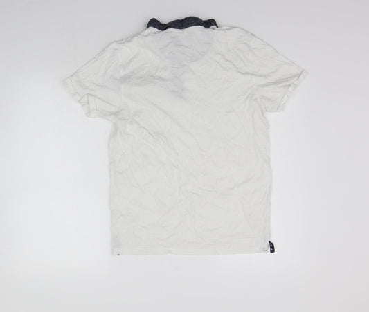 Twisted Soul Womens White   Basic Button-Up Size M