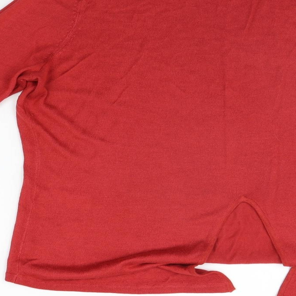 Very Womens Red   Basic T-Shirt Size 16