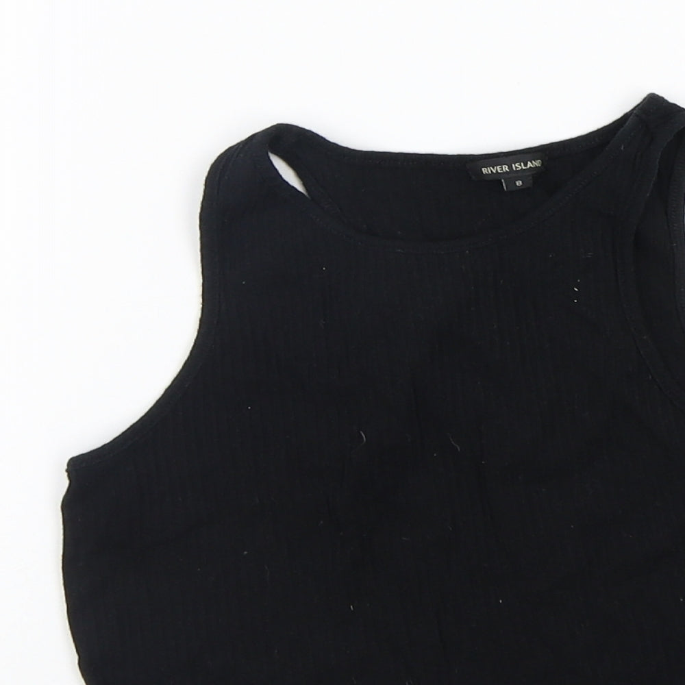 River Island Womens Black   Pullover Jumper Size 8