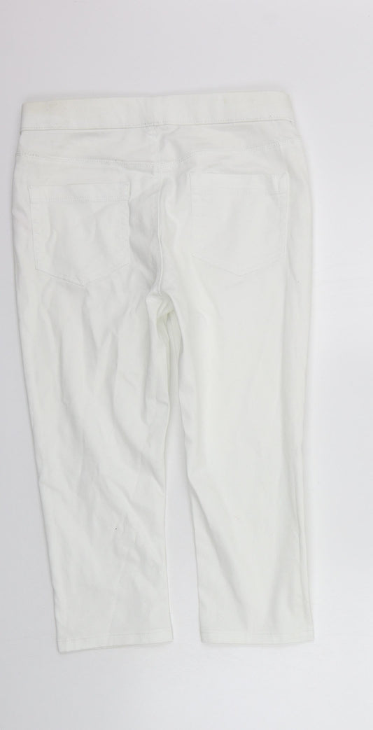 365 Womens White   Trousers  Size 10 L20 in - washable mark