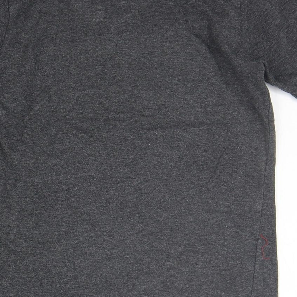 Rebal Girls Grey   Basic T-Shirt Size 9-10 Years