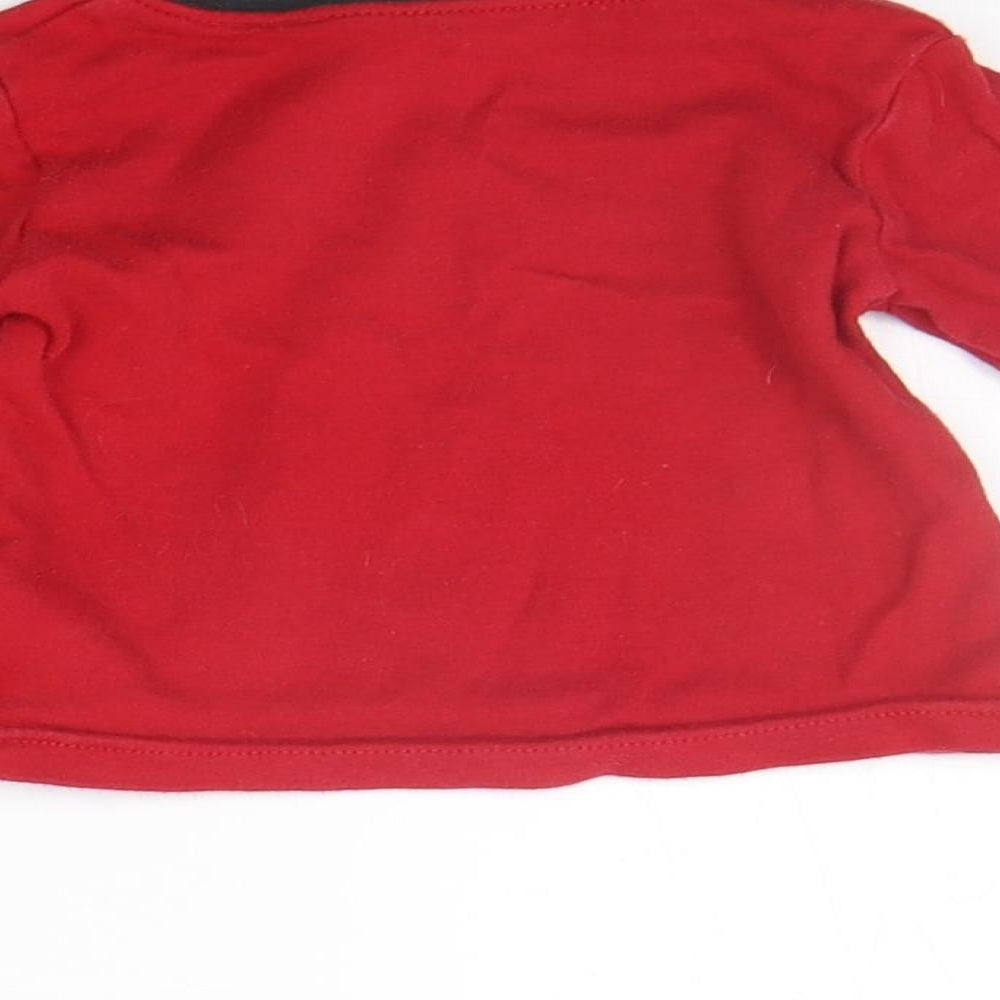 George Girls Red   Basic T-Shirt Size 3-6 Months