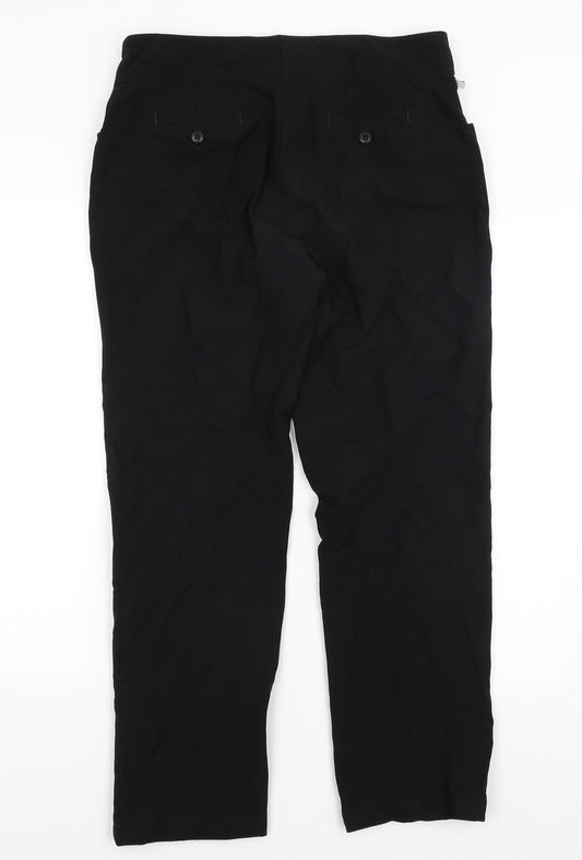 Club Class Womens Black   Dress Pants Trousers Size 12 L27 in