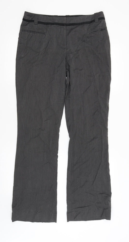NEXT Womens Grey   Dress Pants Trousers Size 10 L32 in