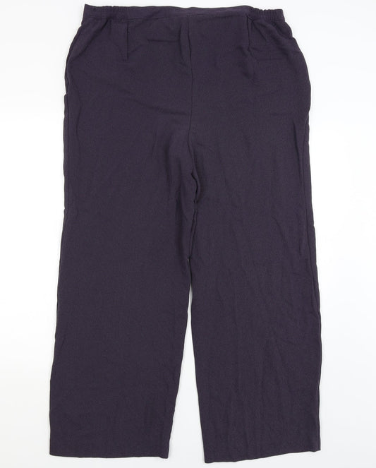 Libra Womens Purple   Trousers  Size 20 L28 in