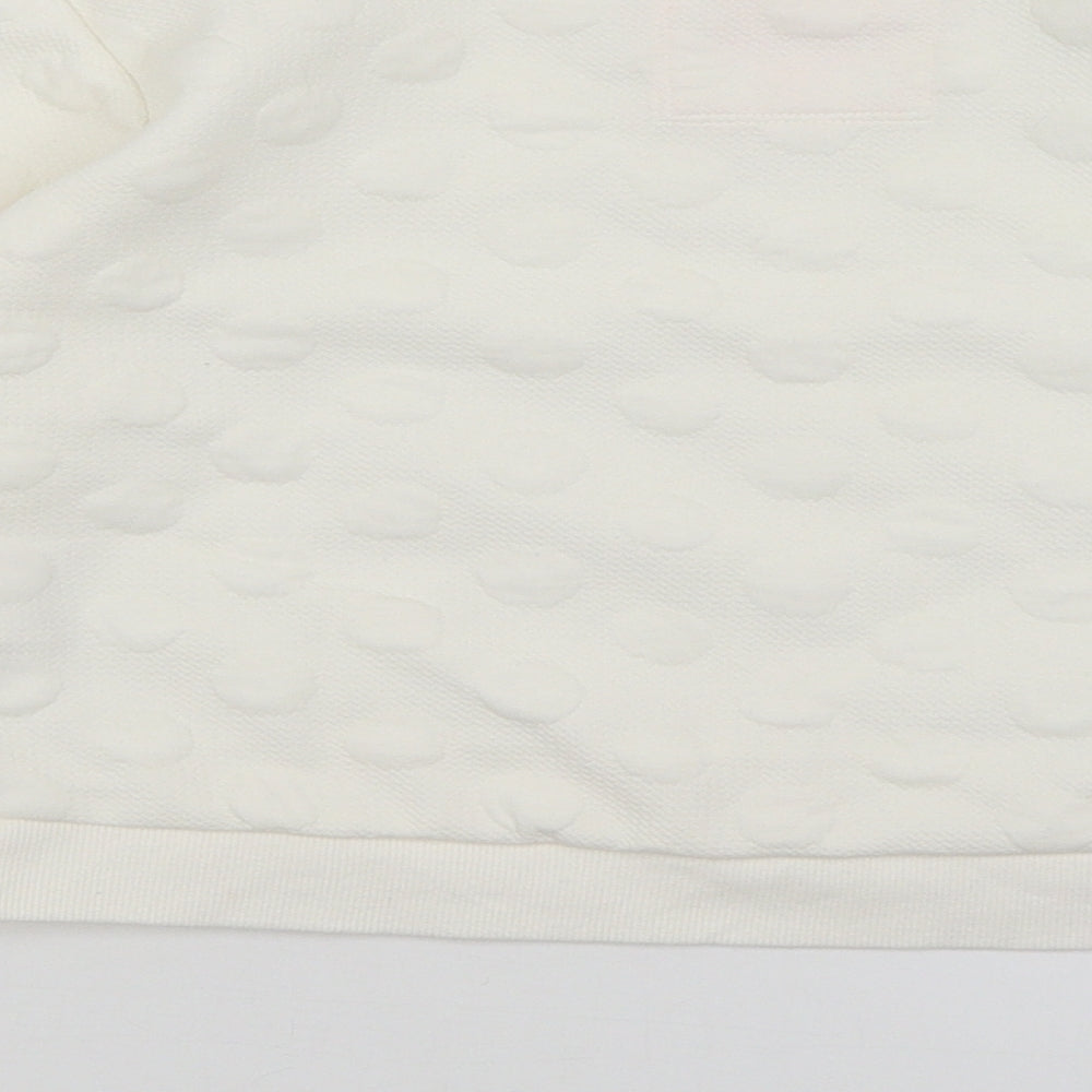 H&M Girls White   Pullover Jumper Size 9-10 Years