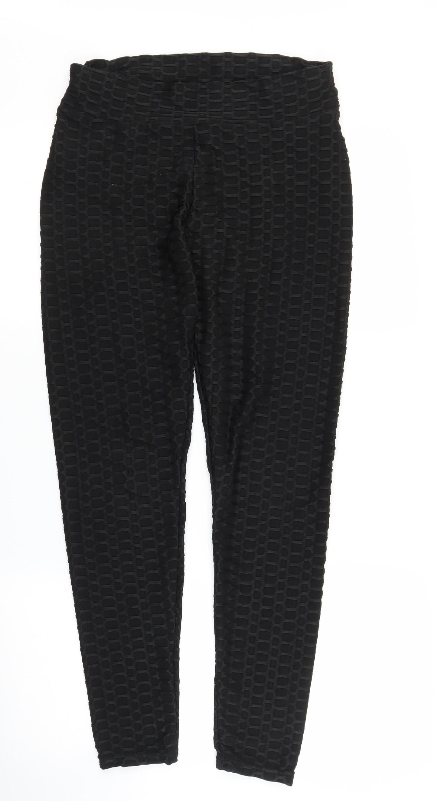 Preworn Womens Black   Carrot Trousers Size L L27 in