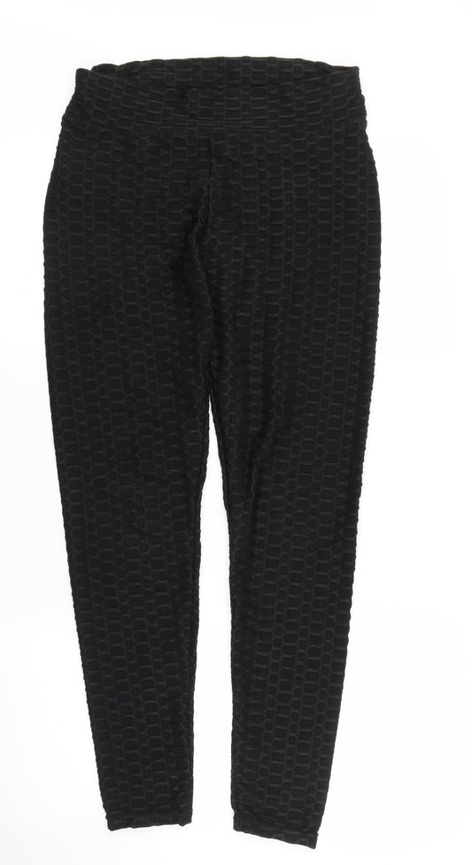 Preworn Womens Black   Carrot Trousers Size L L27 in