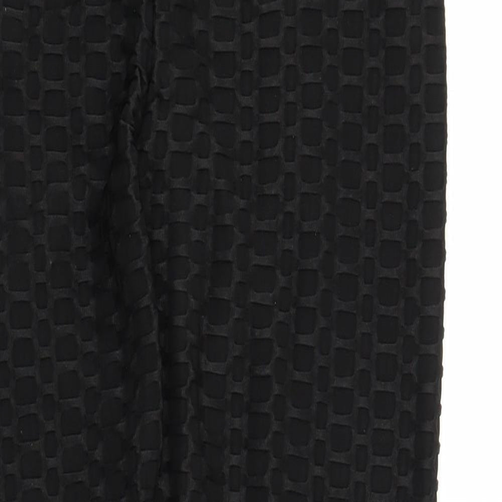 Preworn Womens Black   Carrot Trousers Size L L27 in