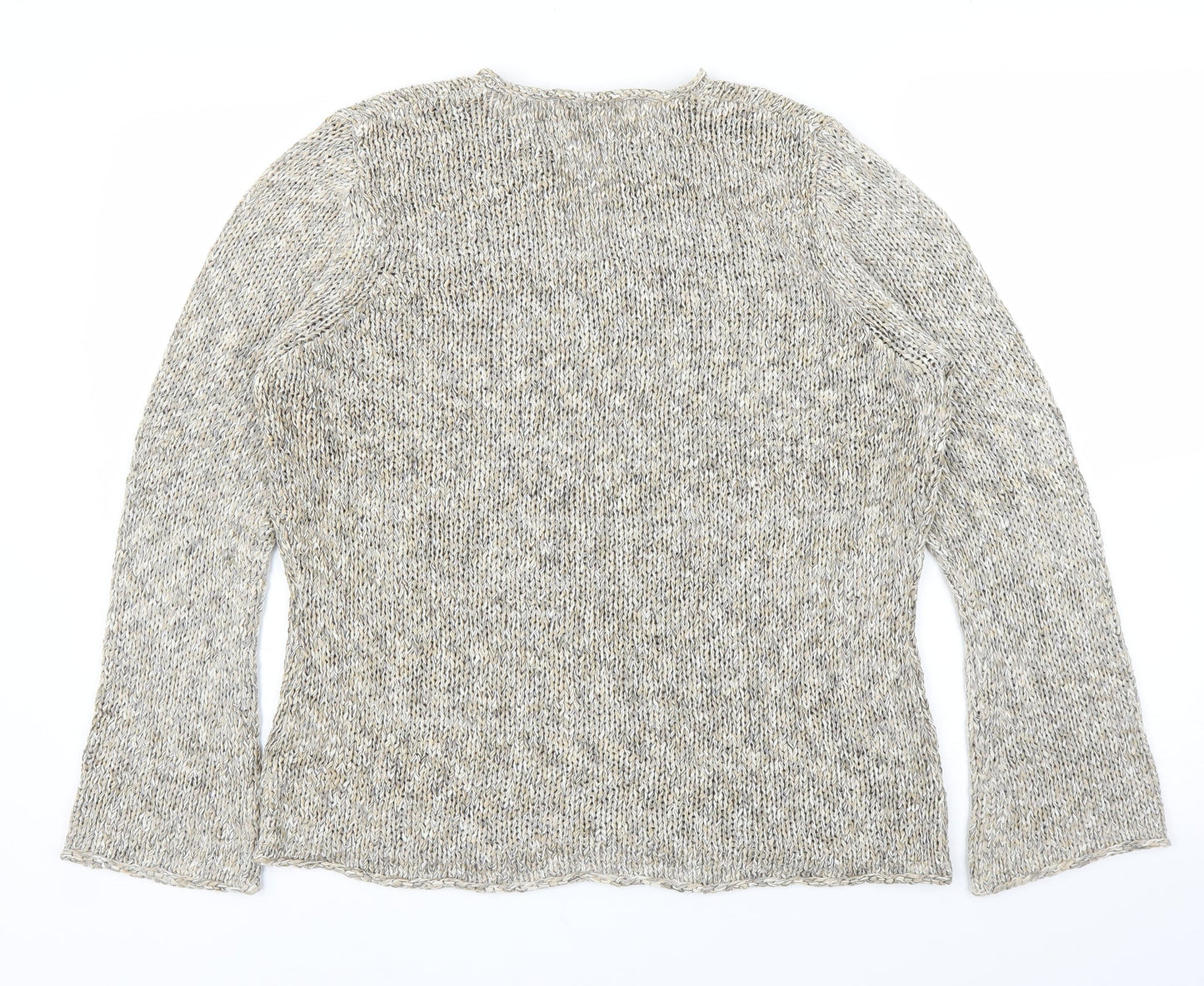 M&S Womens Beige   Pullover Jumper Size 16