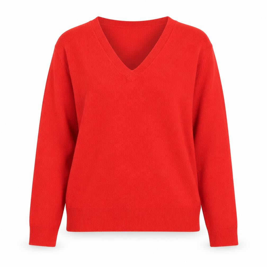 M&S Womens Red   Pullover Jumper Size 12