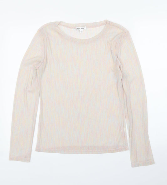 Wild Honey Womens Clear   Basic T-Shirt Size L