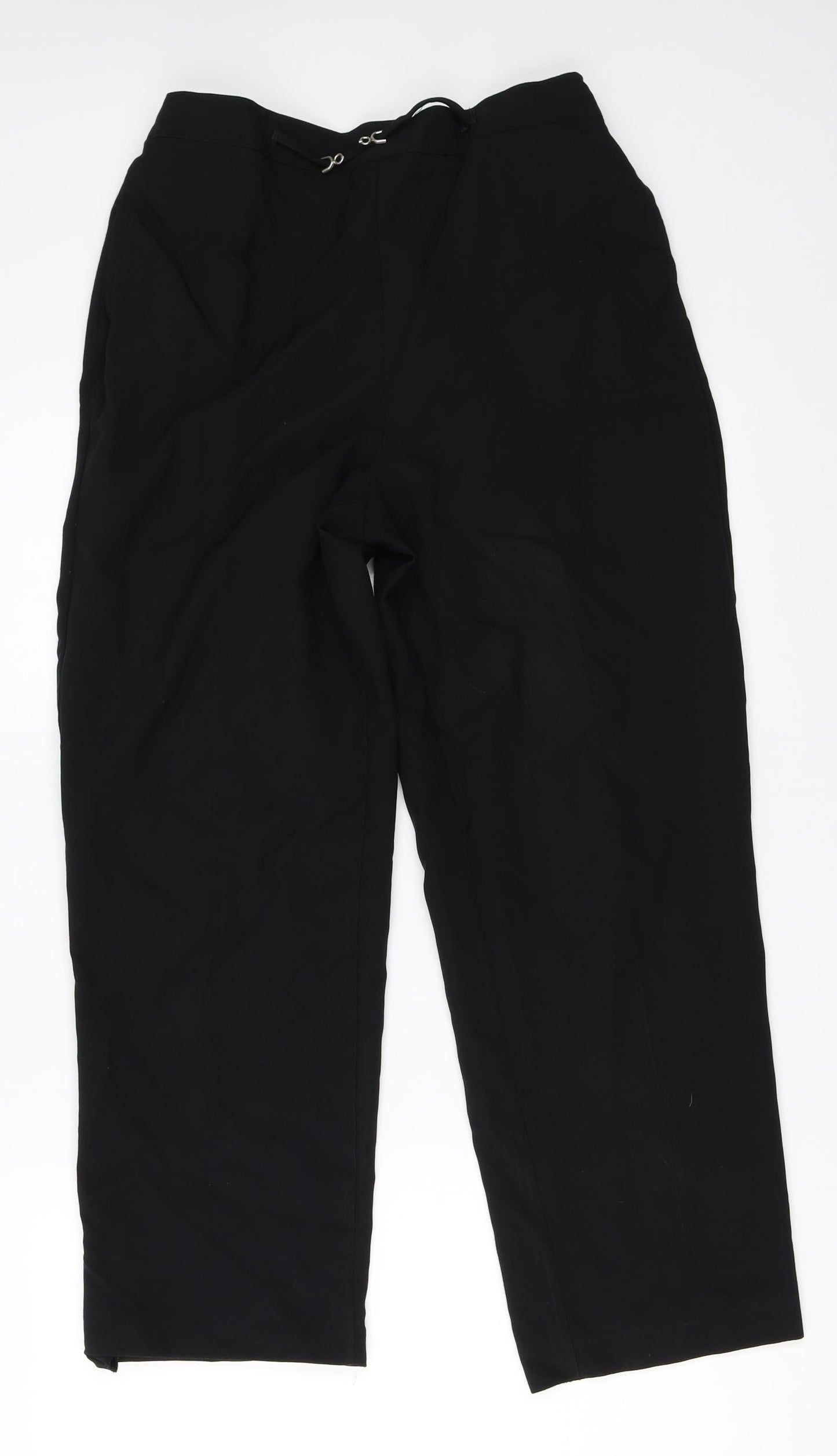 BHS Womens Black   Trousers  Size 12 L26 in