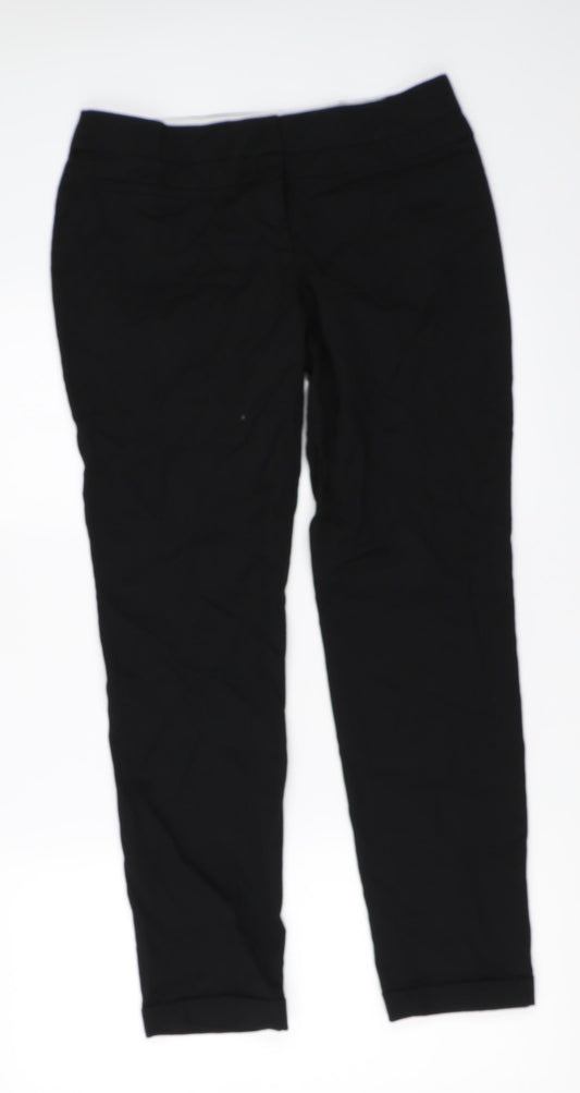 NEXT Womens Black   Trousers  Size 10 L28.5 in