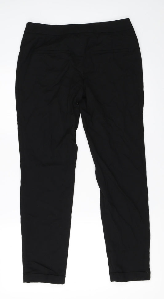 NEXT Womens Black   Trousers  Size 10 L28.5 in