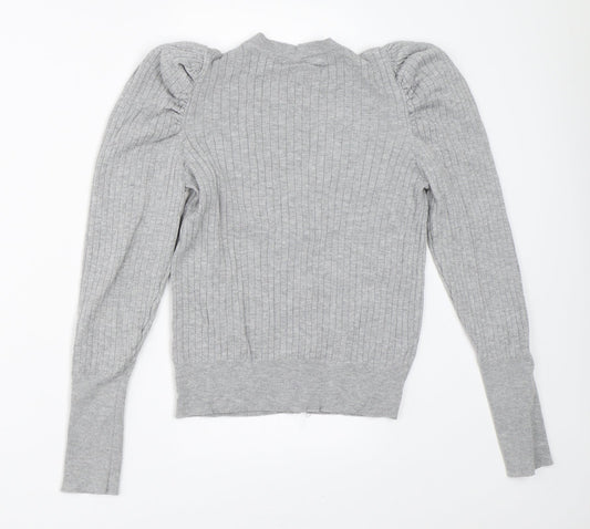 H&M Womens Grey   Pullover Jumper Size M