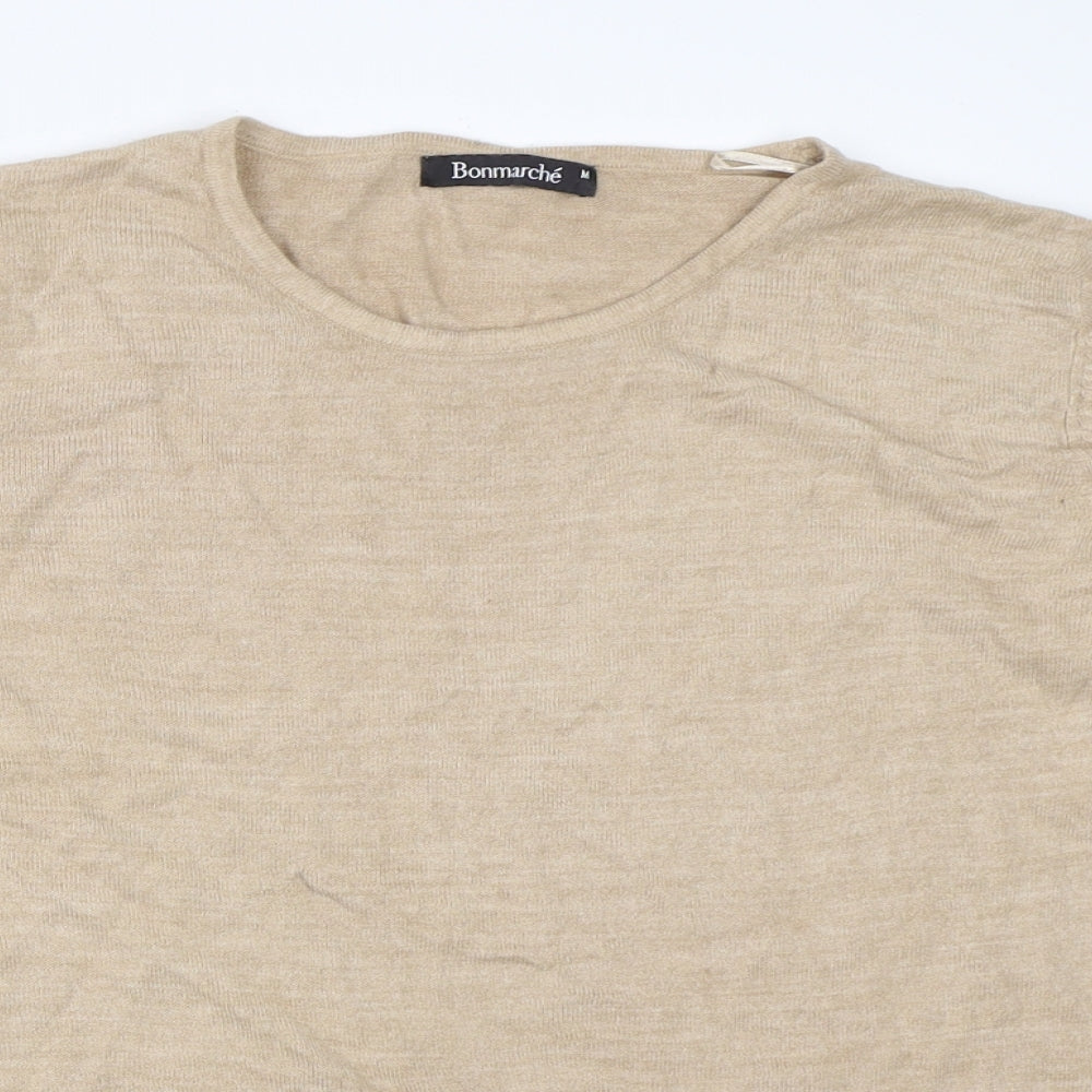 Bonmarché Womens Beige   Pullover Jumper Size M