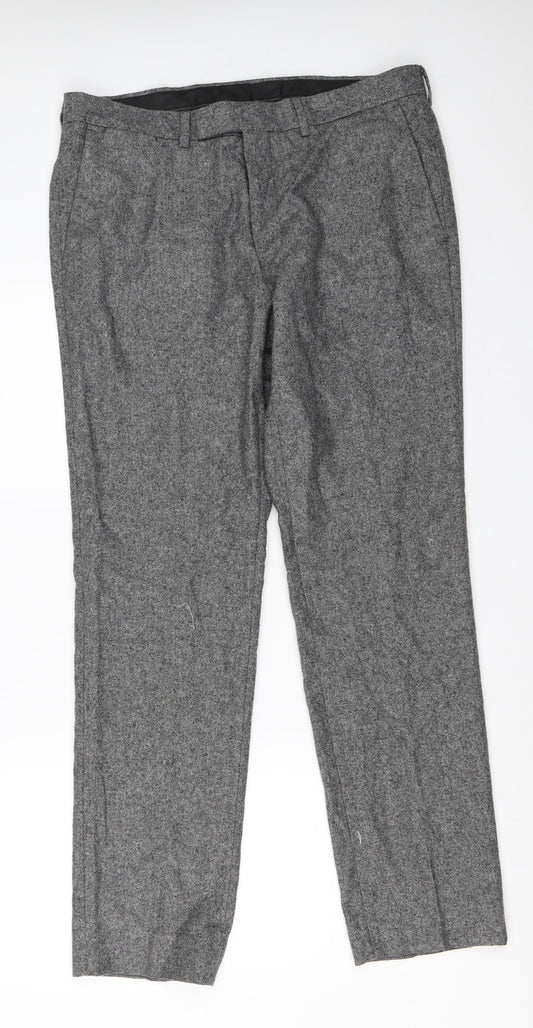 Preworn Womens Grey   Trousers  Size 32 in L31 in