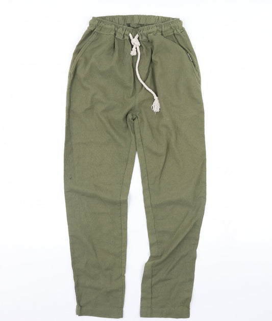 Preworn Womens Green   Trousers  Size L L28 in