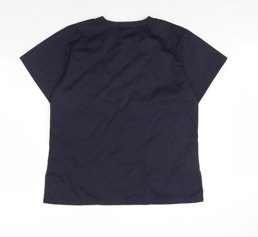 Alexander Womens Blue   Basic T-Shirt Size L  - Workwear