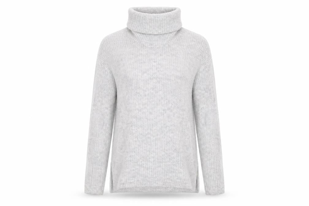 Front view of TU women’s grey jumper, size M