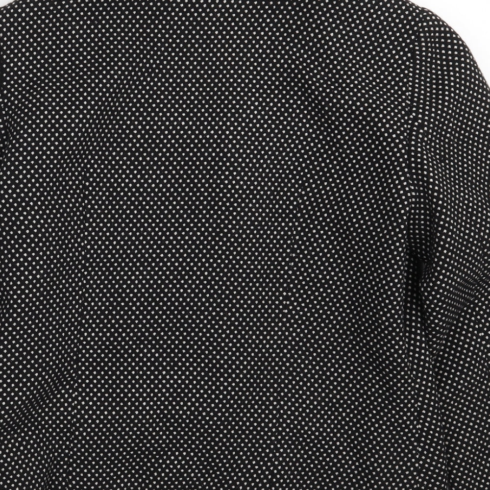 Penny plain Womens Black Polka Dot  Jacket Coat Size 10