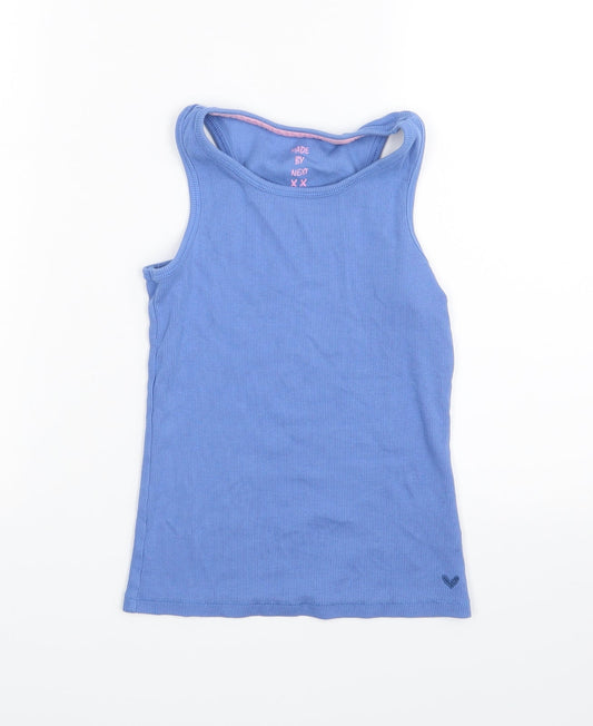NEXT Girls Blue   Basic T-Shirt Size 7 Years