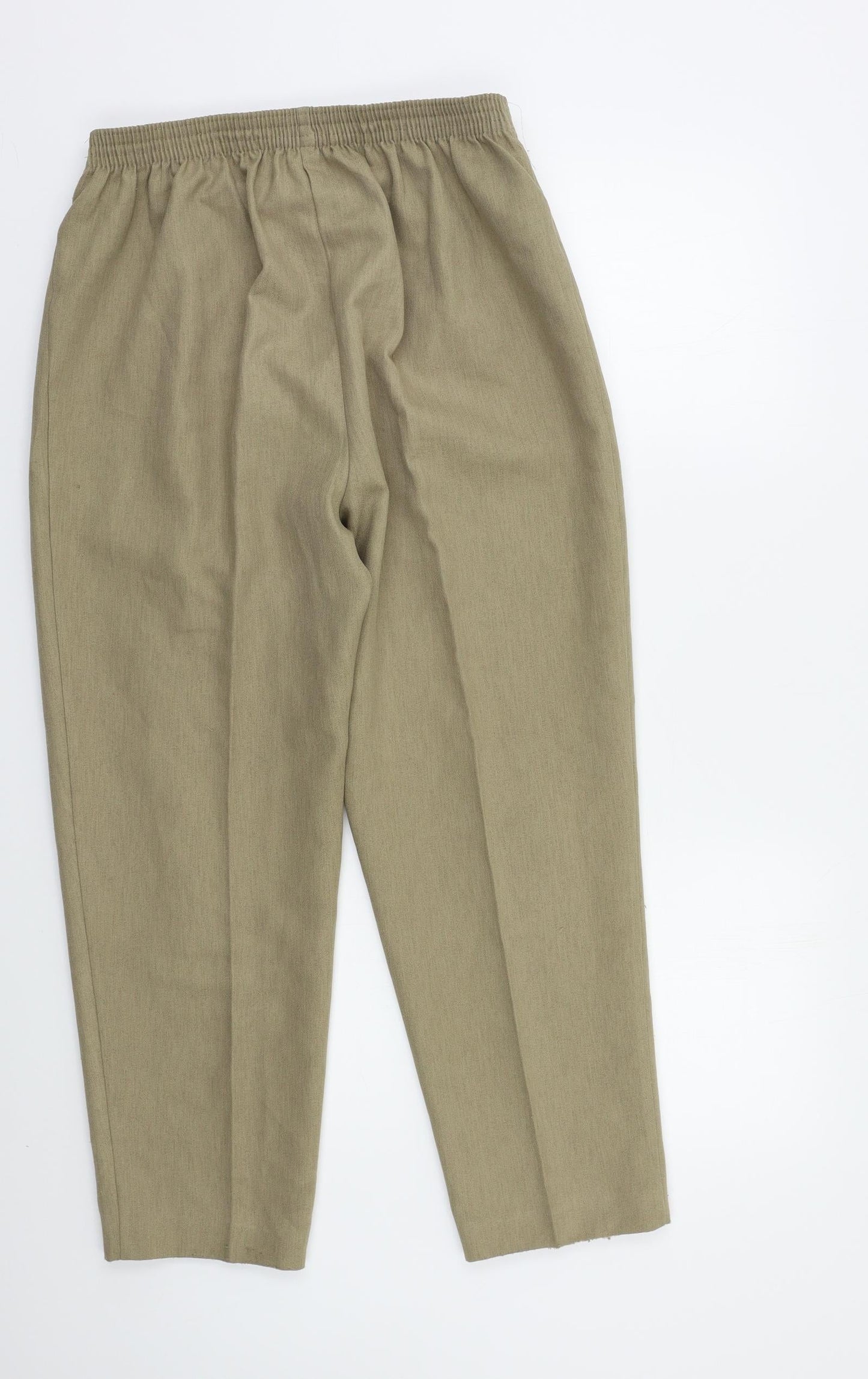 Preworn Womens Beige   Trousers  Size 14 L24 in