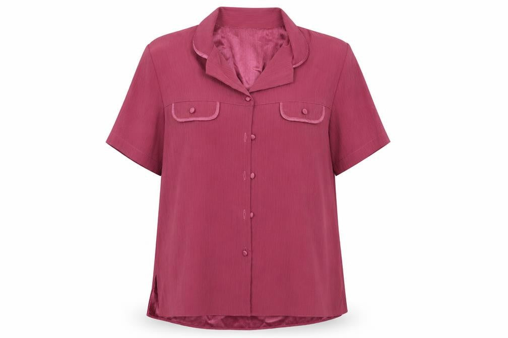 Berketex Womens Purple   Basic Button-Up Size 14