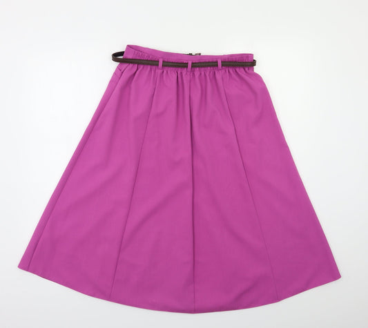 BM Womens Purple   A-Line Skirt Size 12