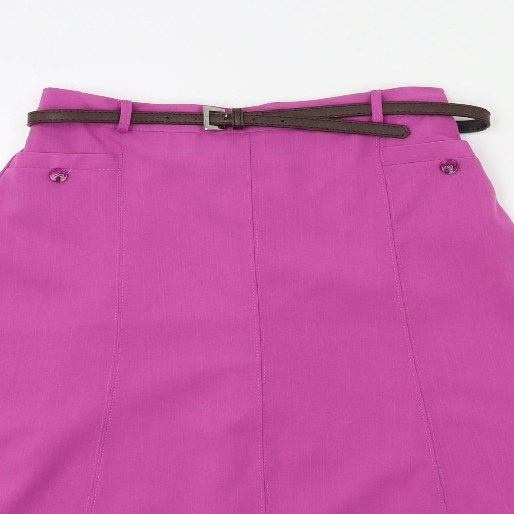 BM Womens Purple   A-Line Skirt Size 12